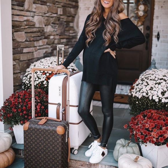 SPANX Pants - Spanx Faux Leather Mama Leggings